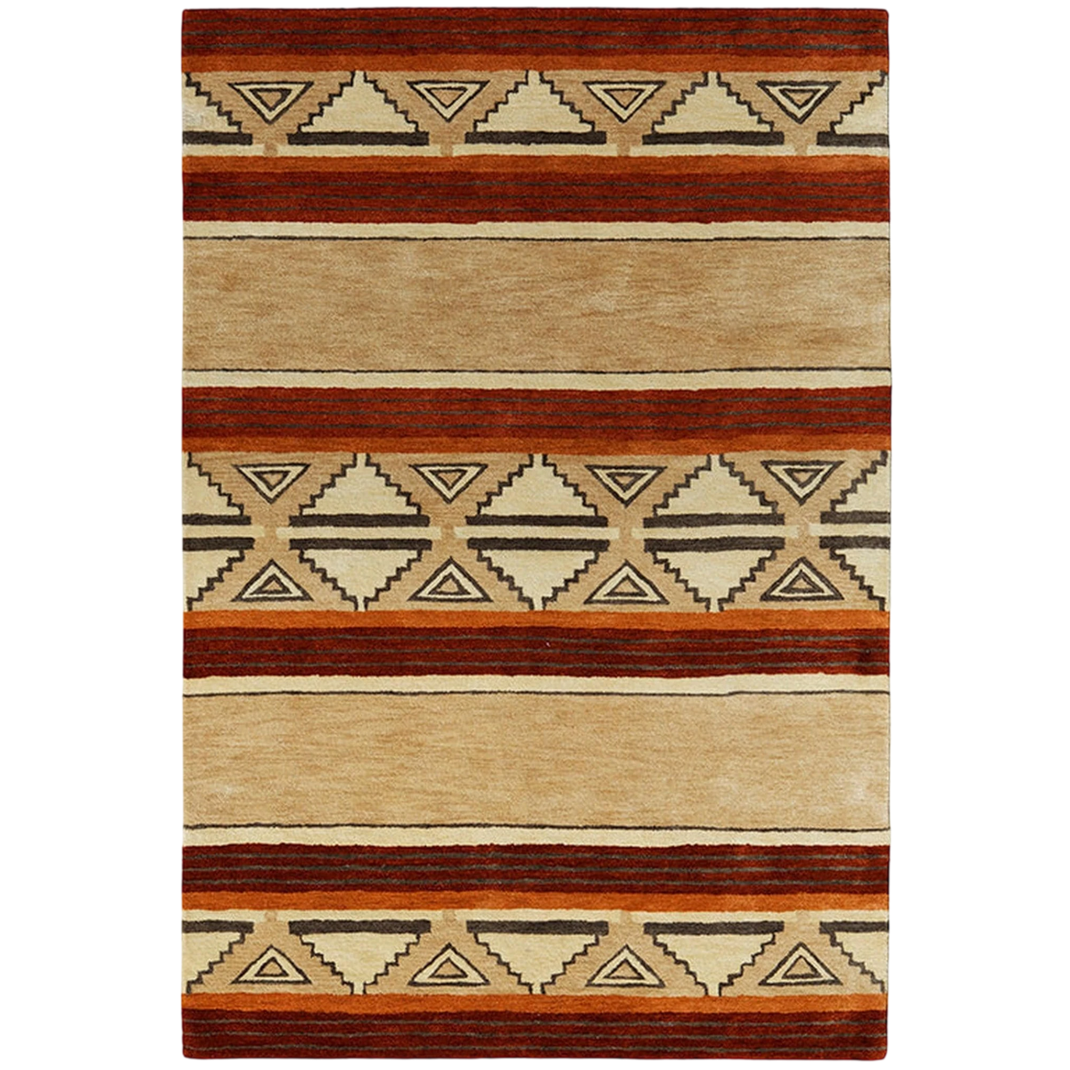 Pendleton Classic Taos - Beige Rug – cabin lodge area rug