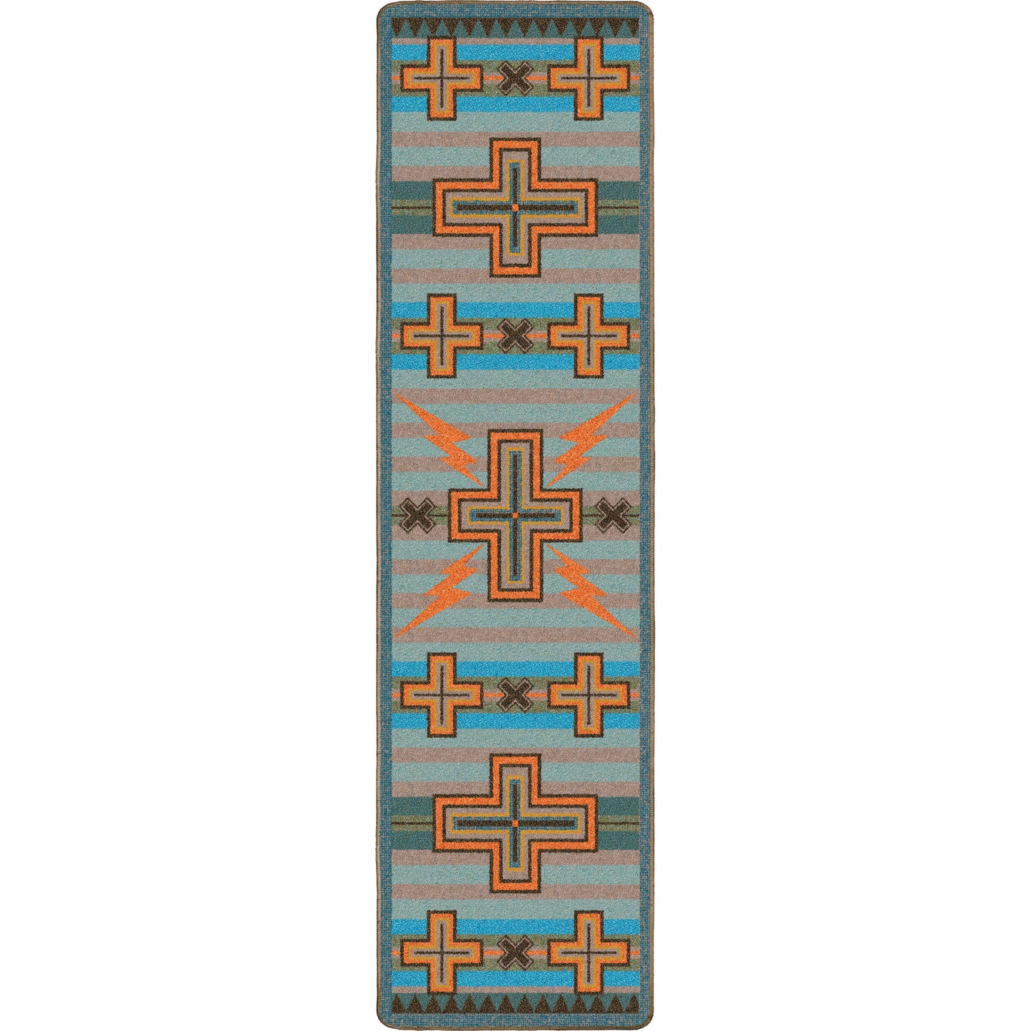 Tempest Rug – Turquoise – close up