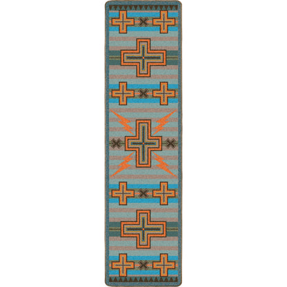 Tempest Rug – Turquoise – close up