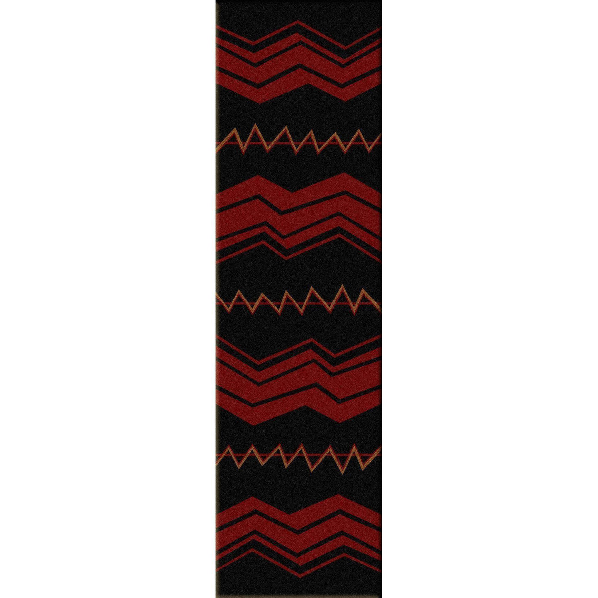 The Way Of War Rug – Black – detail view