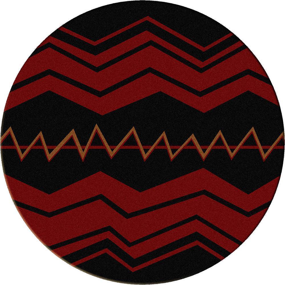 The Way Of War Rug – Black – room setting