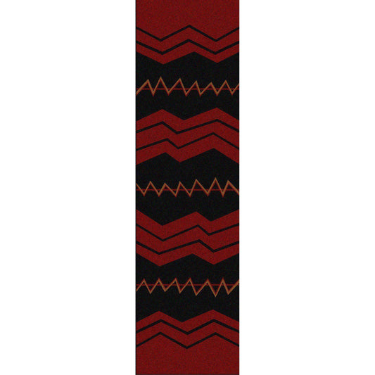 War Path Rug – Red – detail view