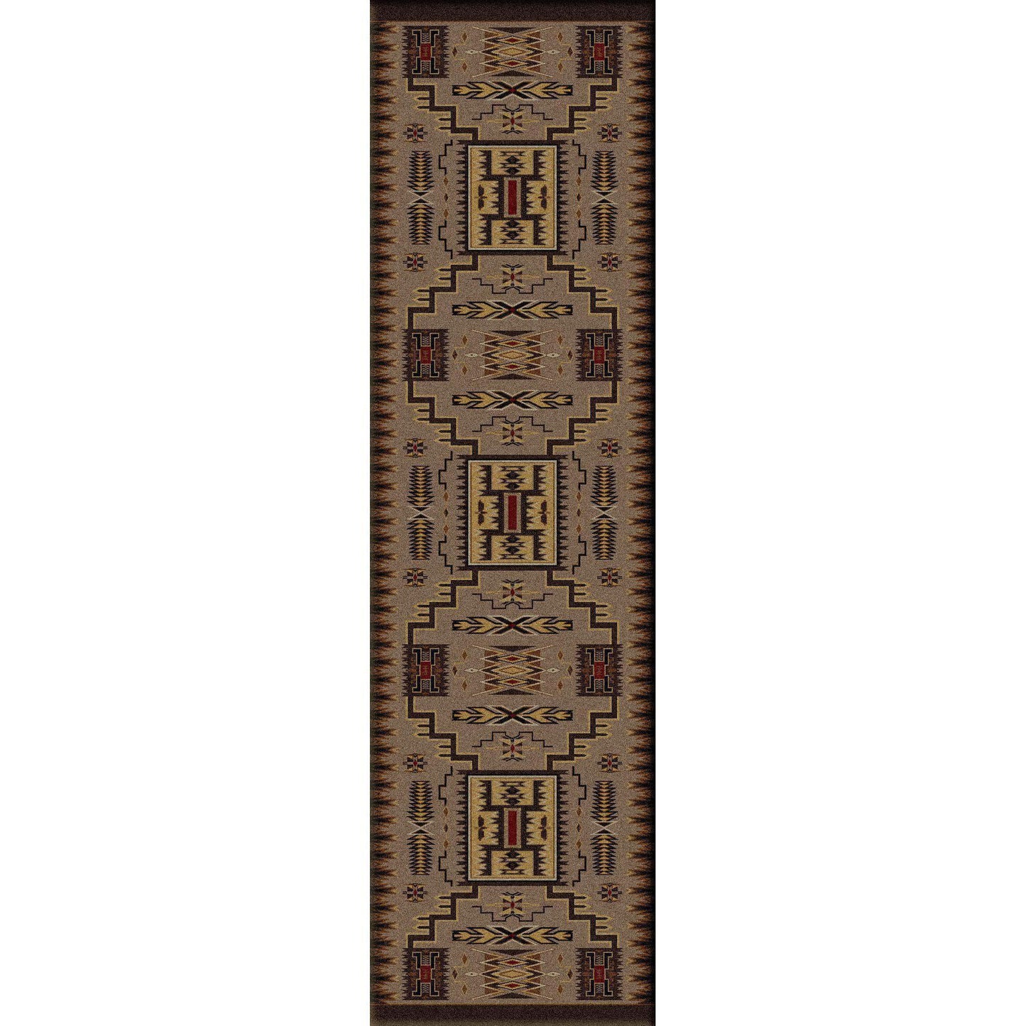 Thunder Catcher - Chestnut-CabinRugs Southwestern Rugs Wildlife Rugs Lodge Rugs Aztec RugsSouthwest Rugs