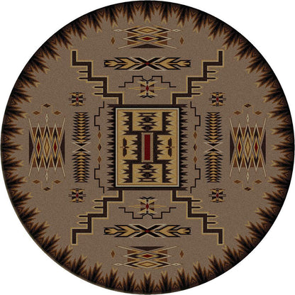 Thunder Catcher Rug – Chestnut – room setting