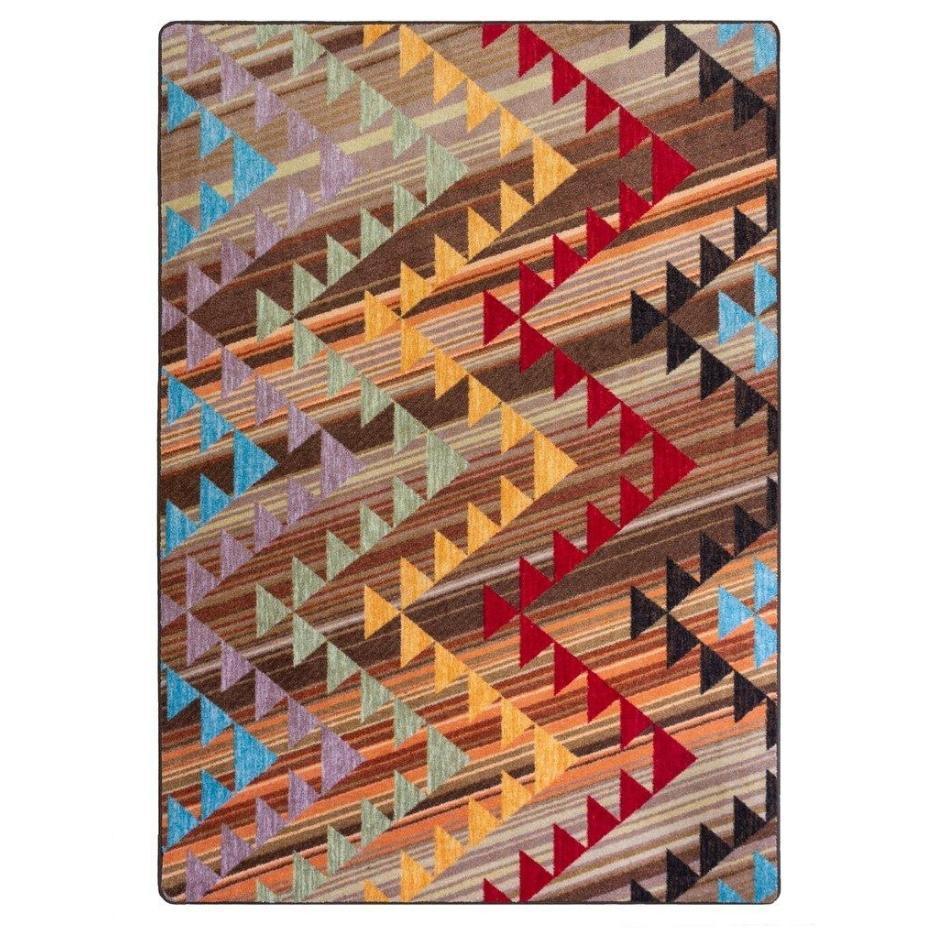 Time Warp Rug – Multi – cabin lodge area rug