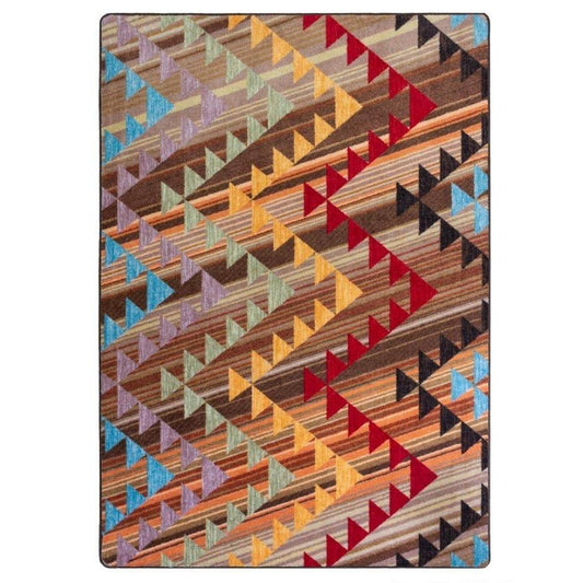 Time Warp Rug – Multi – cabin lodge area rug