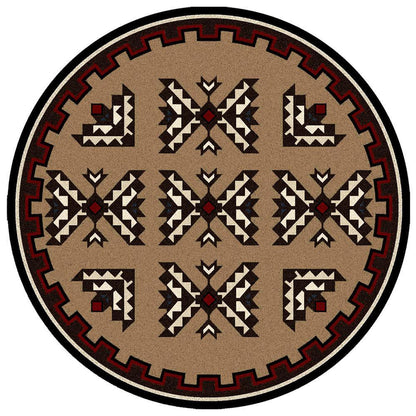 Trail Blanket Rug – Brown – room setting