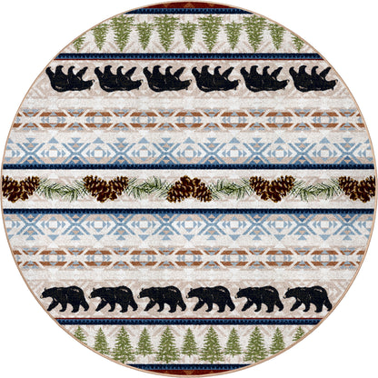 Trailside Bear Rug – Natural – lifestyle