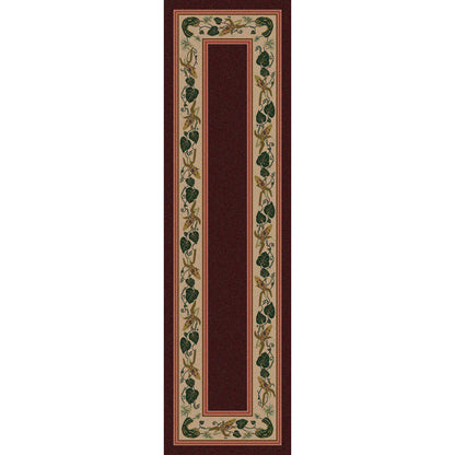 Tres Hermanas Rug – Garnet – detail view