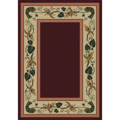 Tres Hermanas Rug – Garnet – cabin lodge area rug