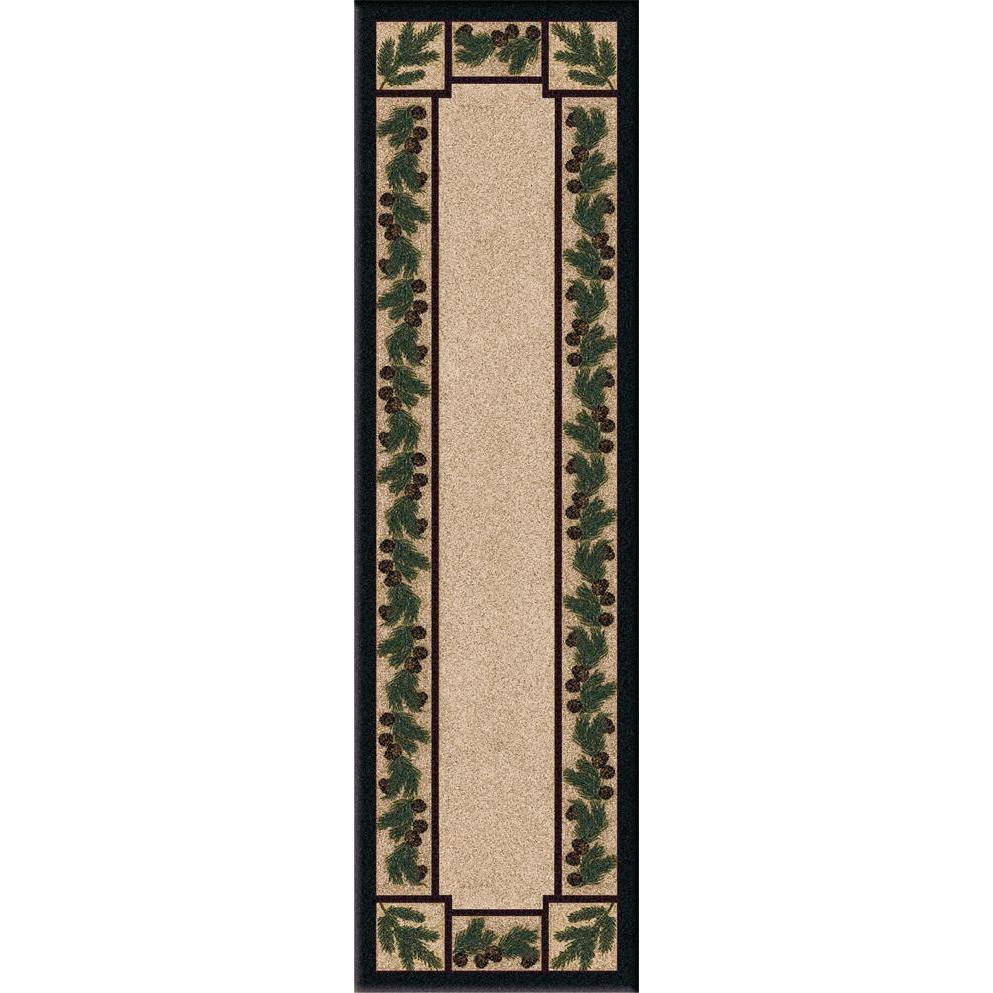Valley Forest Floor Rug – Maize – detail view