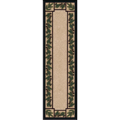 Valley Forest Floor Rug – Maize – detail view