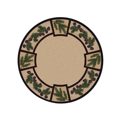 Valley Forest Floor Rug – Maize – room setting