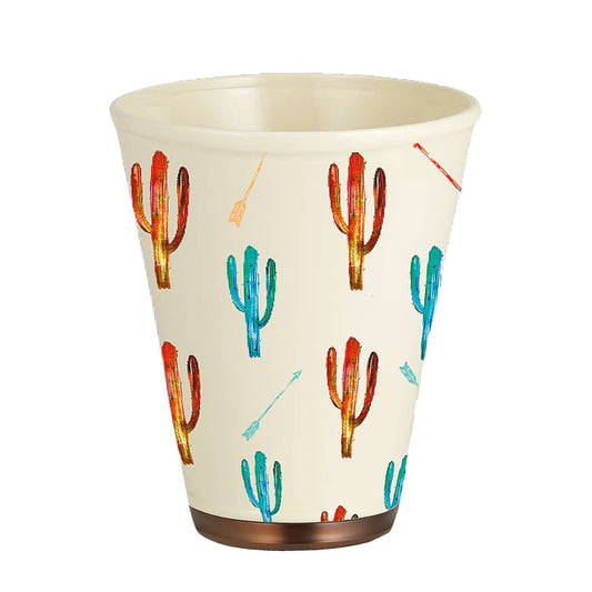 Cactus Ceramic Wastebasket