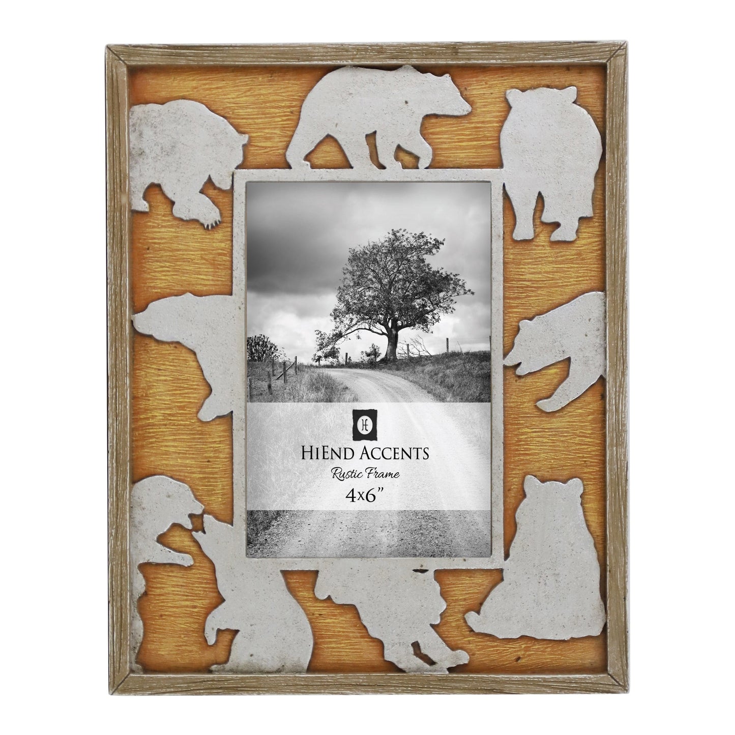 Bear Cutout Picture Frame