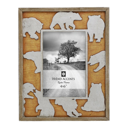 Bear Cutout Picture Frame