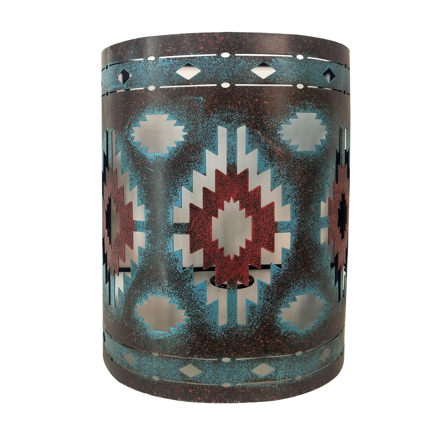 Colorful Aztec Rustic Southwestern Wall Sconce
