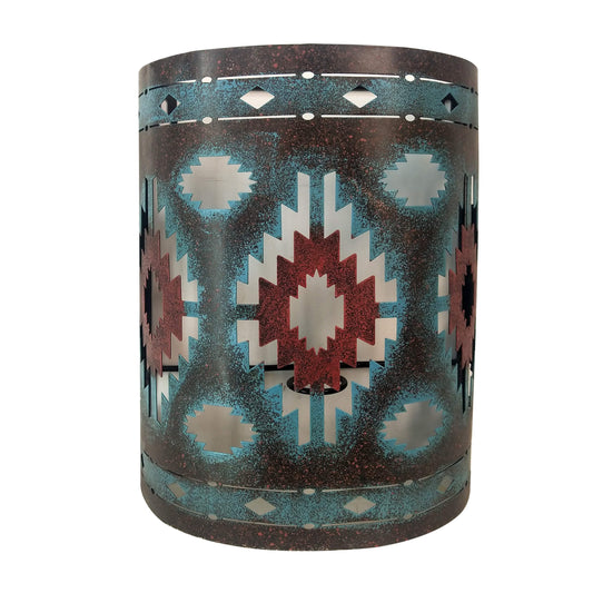 Colorful Aztec Rustic Southwestern Wall Sconce