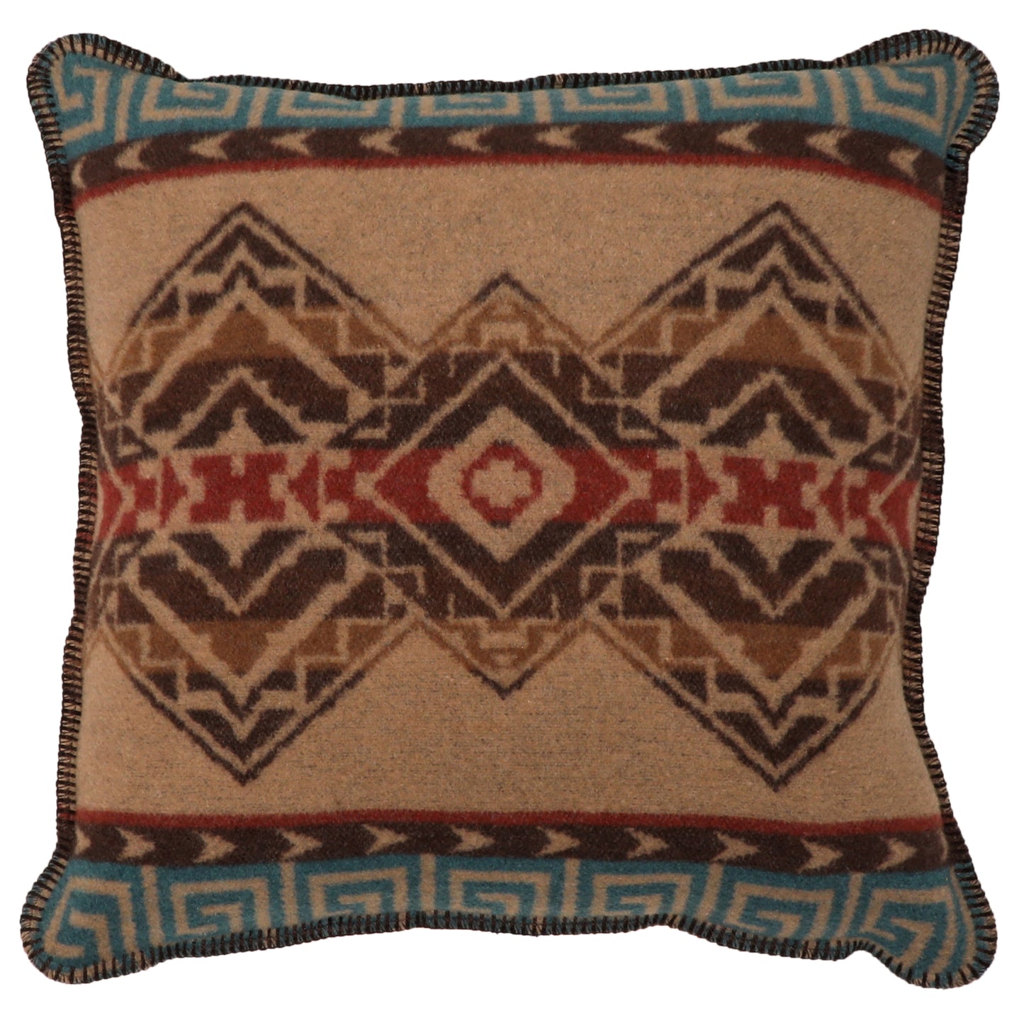 Wooded River Bison Ridge III Decor Pillow