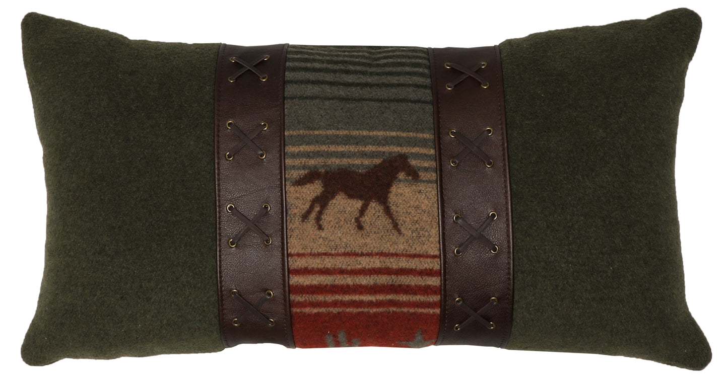 Wooded River Mustang Canyon III Decor Pillow
