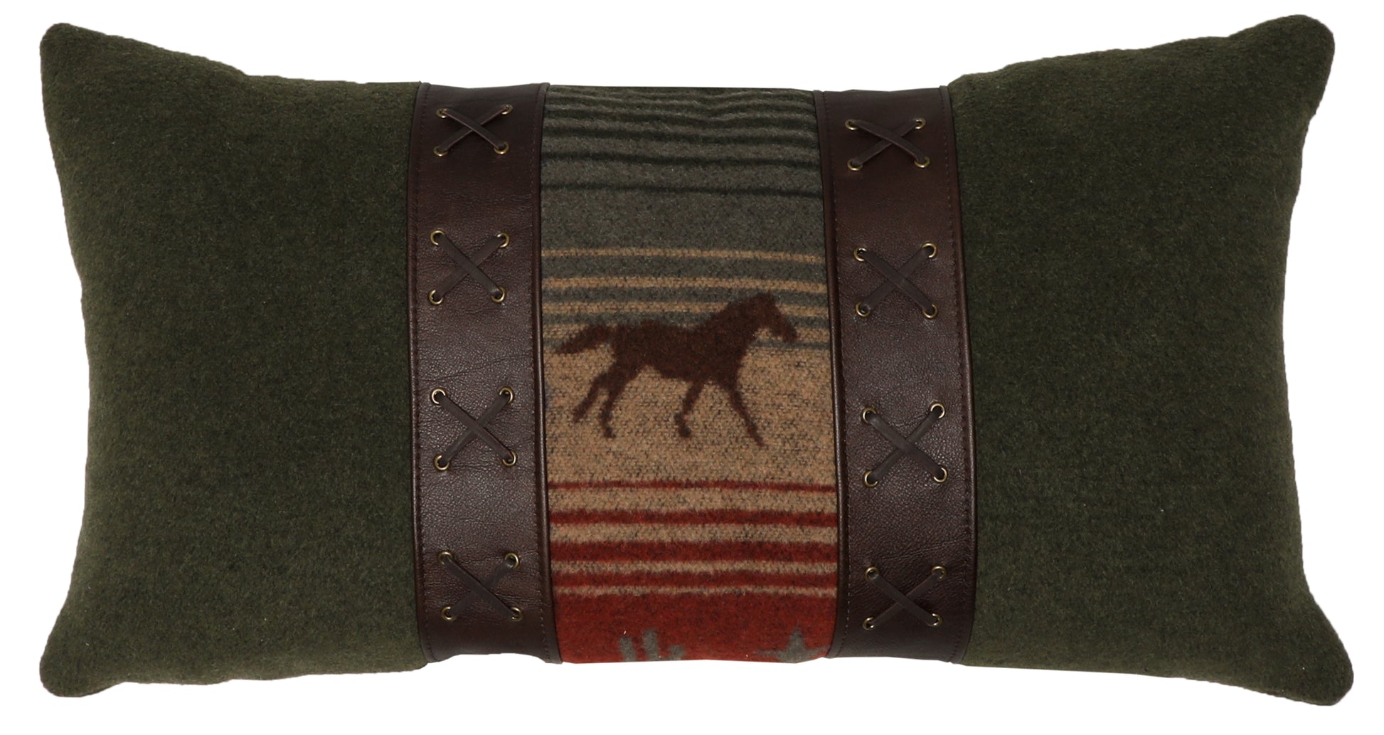 Wooded River Mustang Canyon III Decor Pillow
