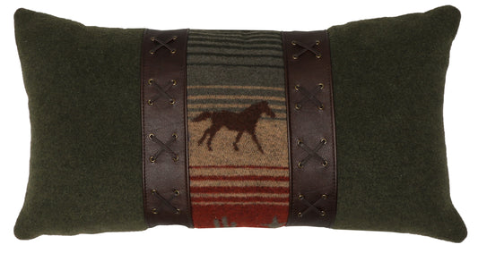 Wooded River Mustang Canyon III Decor Pillow