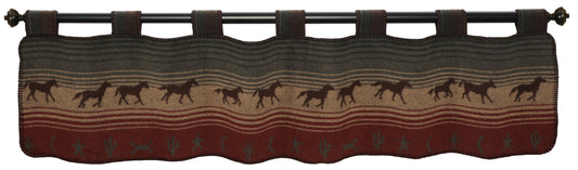 Wooded River Mustang Canyon III Valance