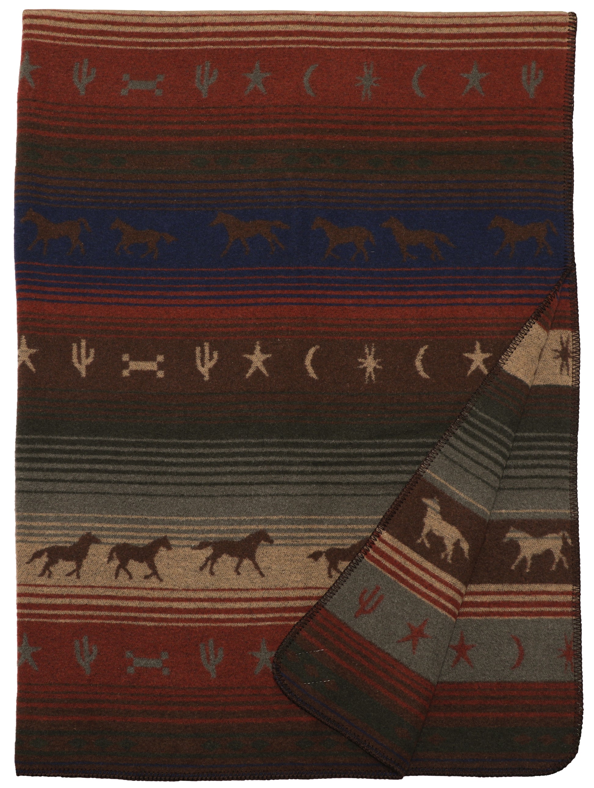 Wooded River Mustang Canyon III Throw