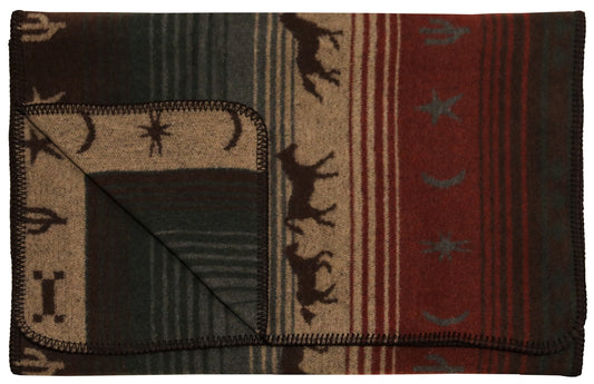 Wooded River Mustang Canyon III Bed Scarf