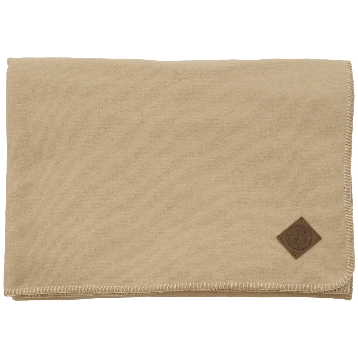 Solid Creme Throw by Wooded River