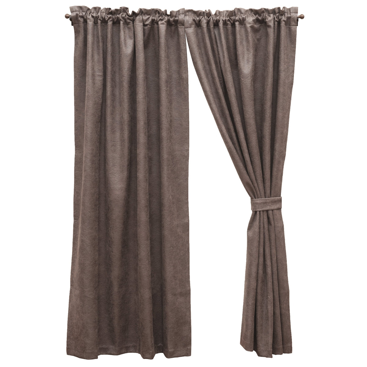 Draped Rugs Mesquite Drape Panel Window Treatment | Wooded River – Cabin Rugs
