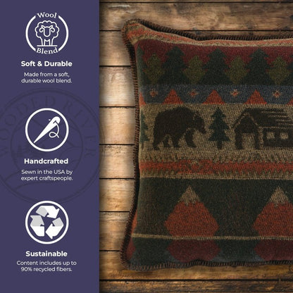 Cabin Bear Pillow