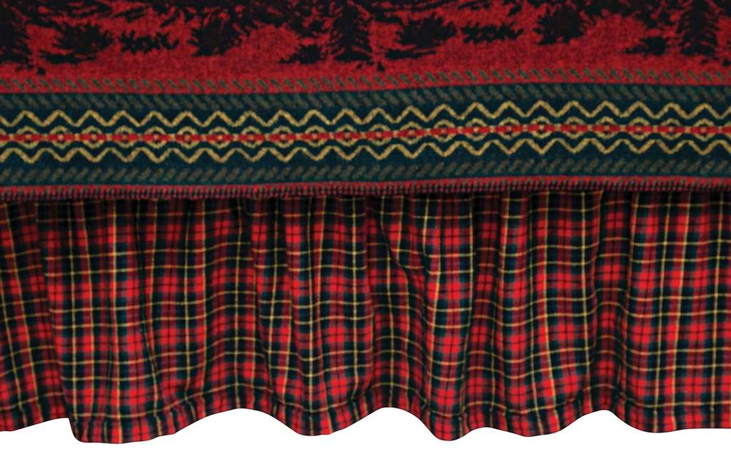 Wooded River Bear Bed Skirt by Wooded River