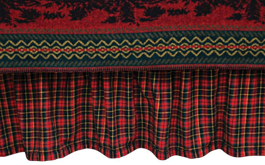Wooded River Bear Bed Skirt by Wooded River