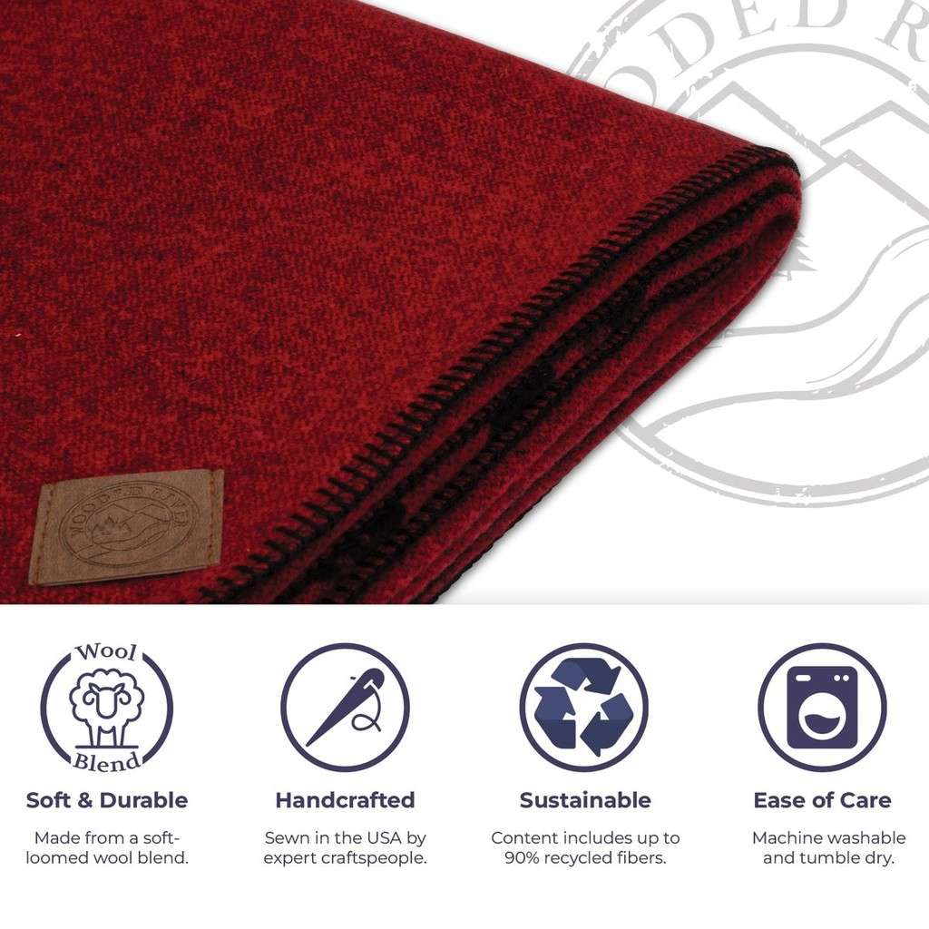 Wooded River Bear Throw