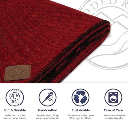 Wooded River Bear Throw