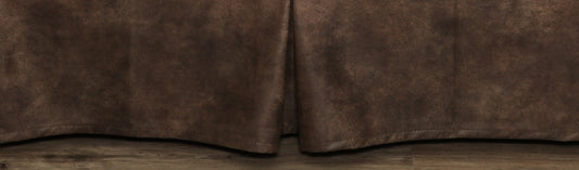 Wooded River Hudson Garnet Bed Skirt