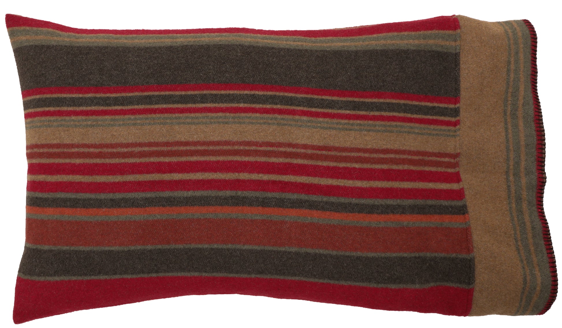 Wooded River Hudson Garnet Pillow Sham