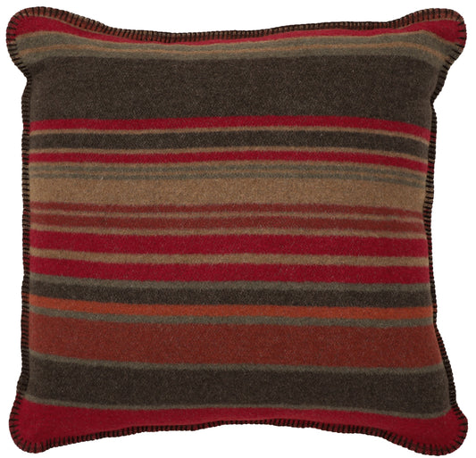 Wooded River Hudson Garnet Decor Pillow