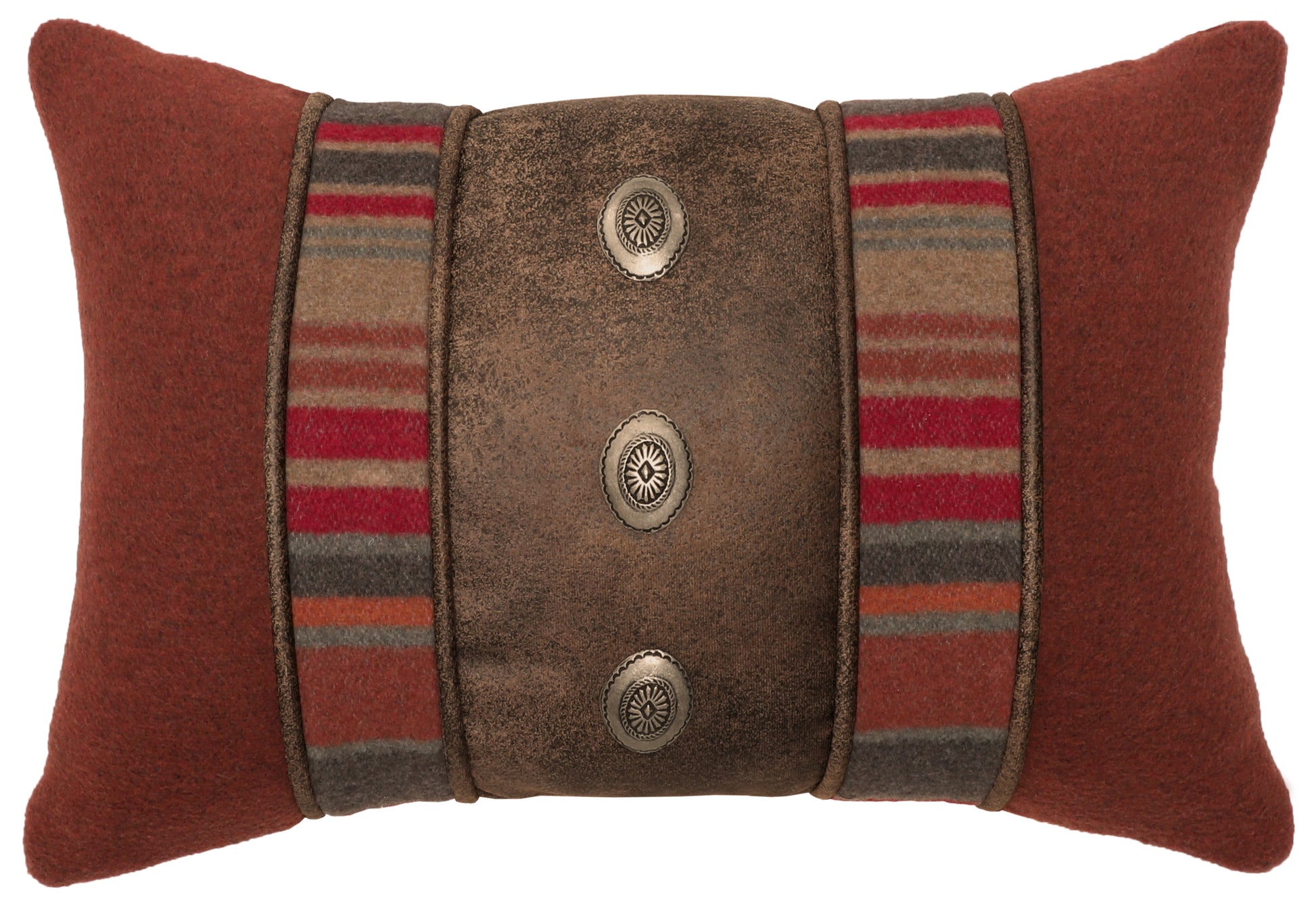 Wooded River Hudson Garnet Decor Pillow