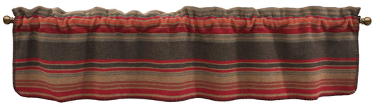 Wooded River Hudson Garnet Valance