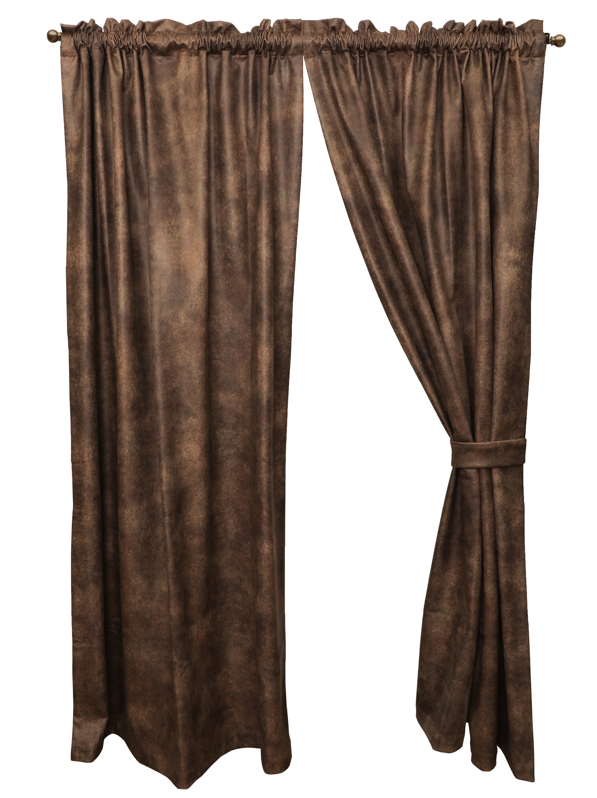 Wooded River Hudson Garnet Drape Panel