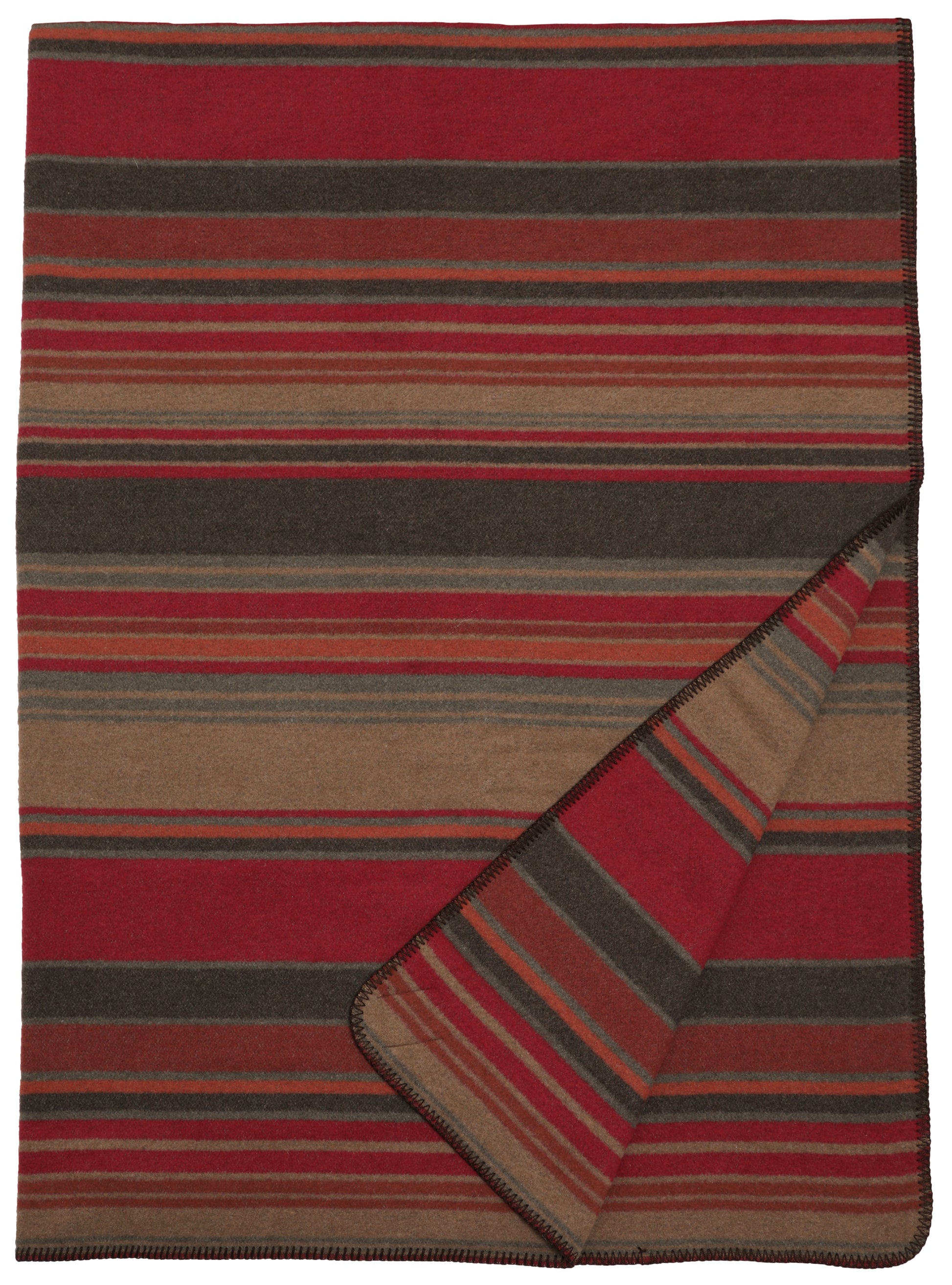 Wooded River Hudson Garnet Throw