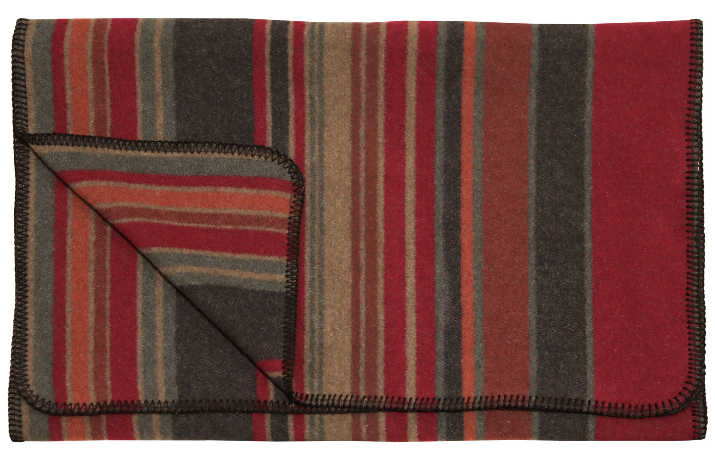 Wooded River Hudson Garnet Bed Scarf