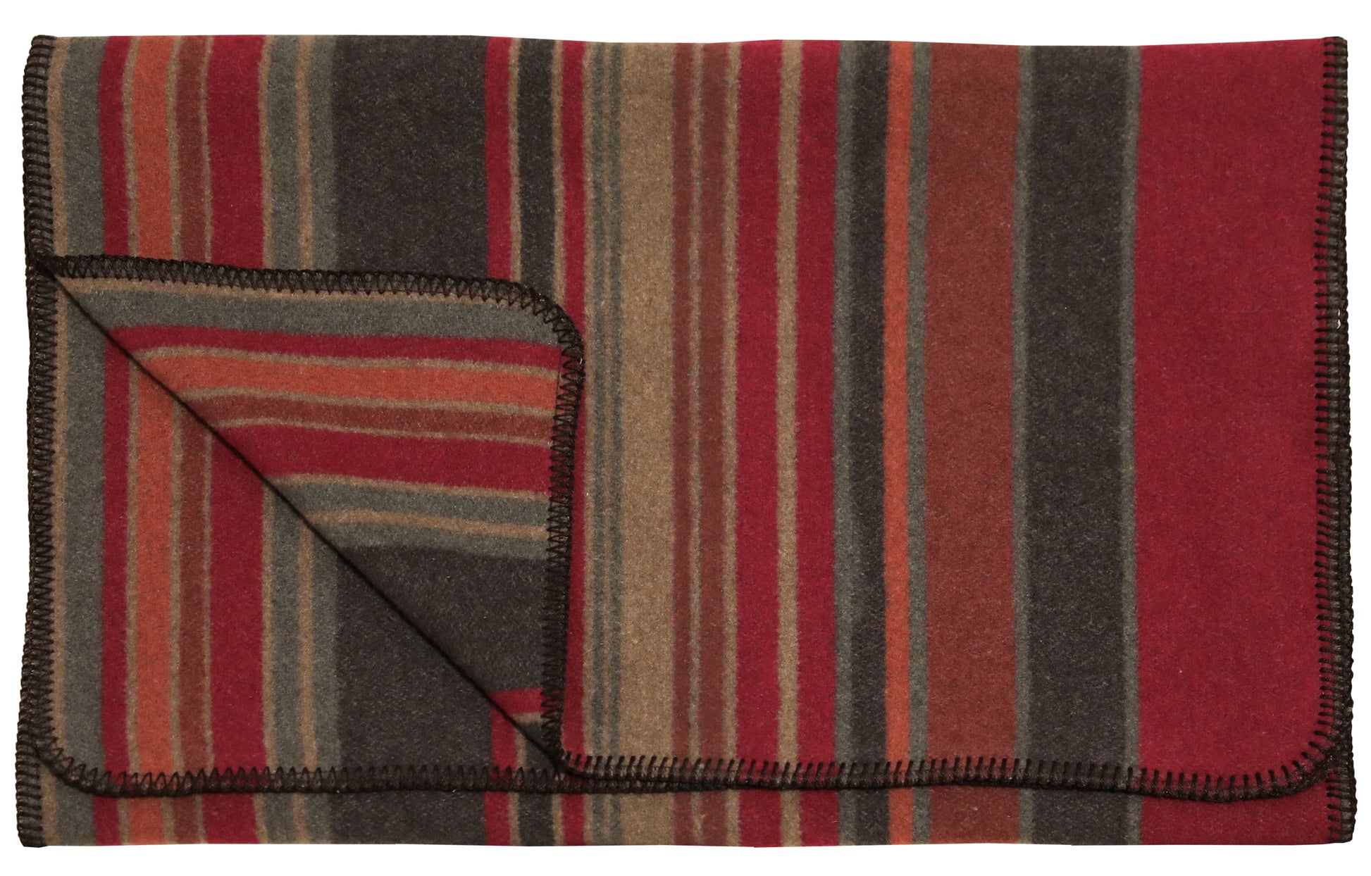 Wooded River Hudson Garnet Bed Scarf
