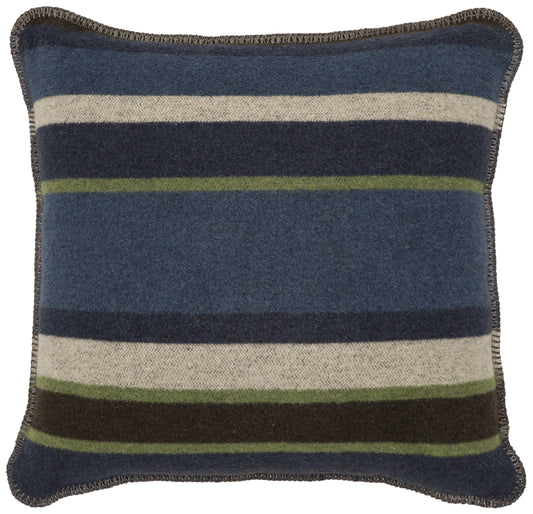 Wooded River Lapis Valley Decor Pillow