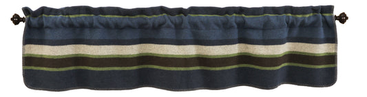 Wooded River Lapis Valley Valance