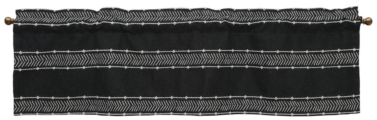 Wooded River Summit Trail Onyx Valance