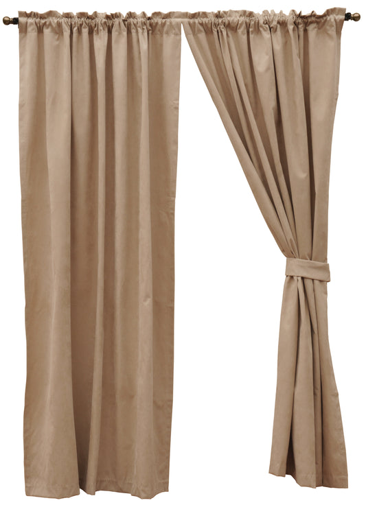 Wooded River Summit Trail Onyx Drape Panel