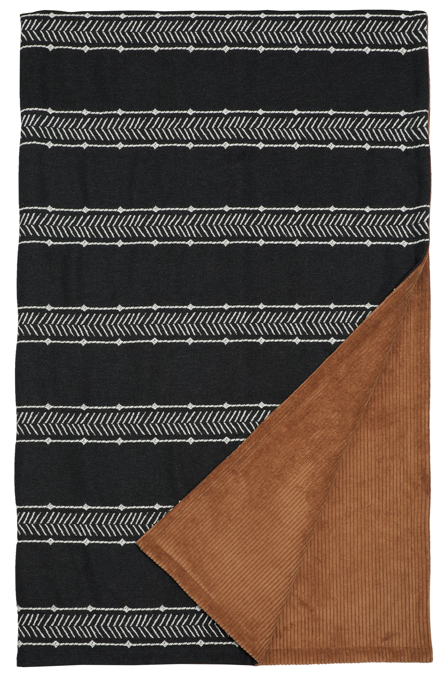 Wooded River Summit Trail Onyx Throw
